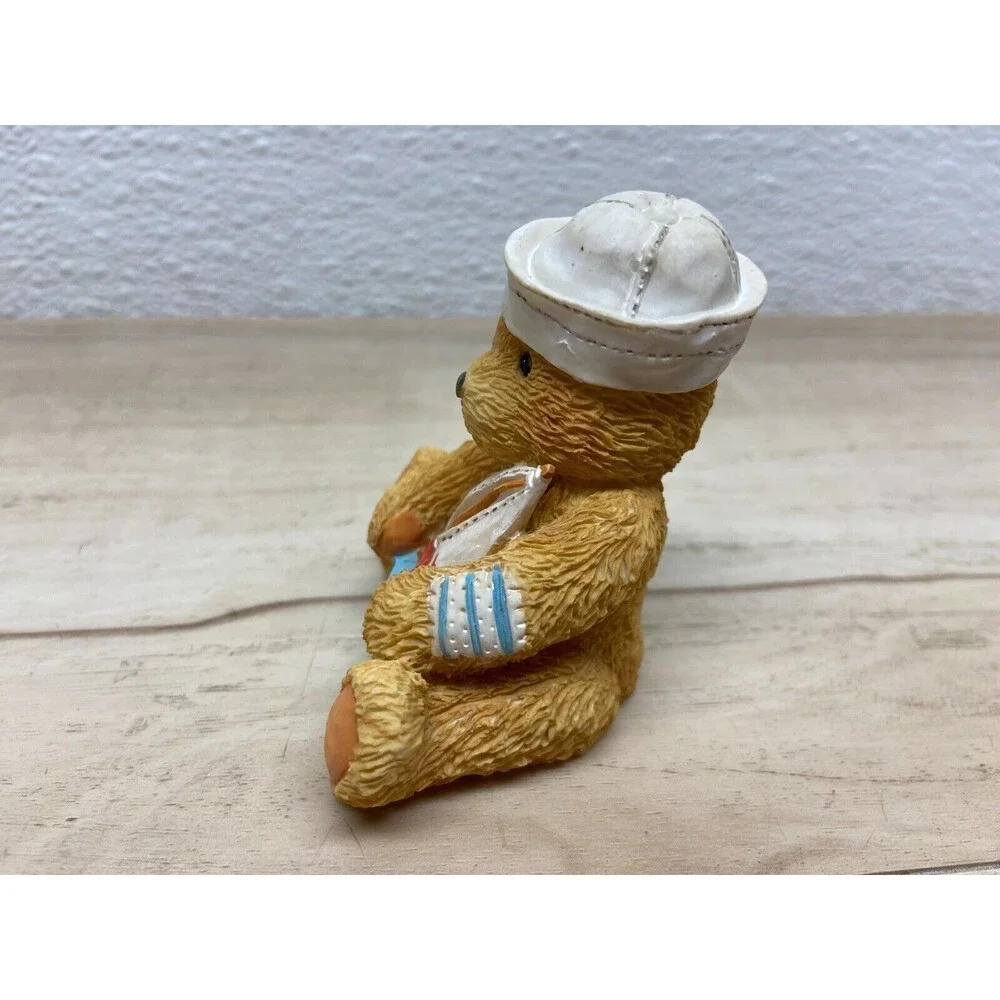 Vtg 1992 Enesco Cherished Teddies Sail With Me # 911739 Figurine